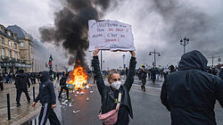 Demonstrationen Bordeaux