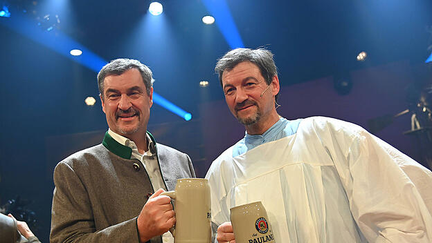 Salvator Starkbier Probe 2026 auf dem Nockherberg in München