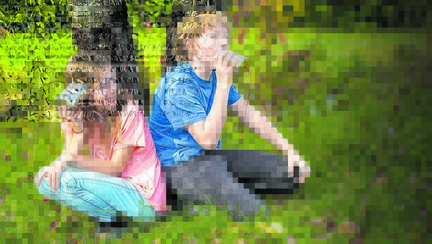 Junge und Mädchen