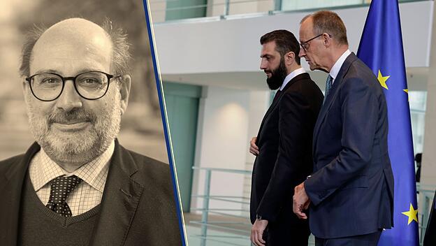 Friedrich Merz und Ahmed al-Sharaa