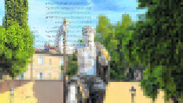 Die kolossale Statue Kaiser Konstantins im Garten der Villa Caffarelli in Rom kann nicht von seinem ambivalenten historischen Fußabdruck ablenken. Dass seine Beziehung zum Christentum politisch gefärbt war, gilt heute unter Wissenschaftlern als gesichert.